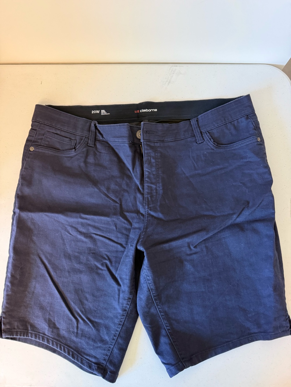 Liz Claiborne Dark Navy Women's Bermuda Shorts